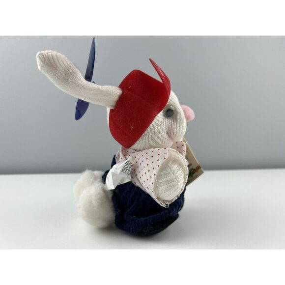 Wascal Wittle Wabbit Plush Bunny Rabbit Stuffed Animal Michal Cloes 1978 8" VTG - Picture 5 of 5